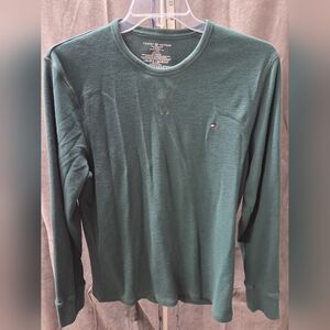 Tommy Hilfiger Men's Dark Green Long Sleeve Thermal